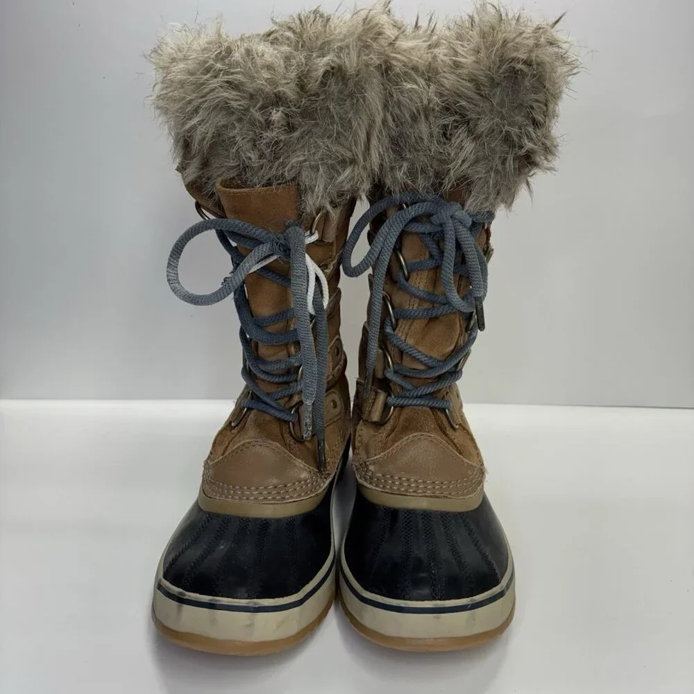 SOREL Joan of Artic Snow‎ Winter Boots Waterproof Insulated Lace Up Women Sz 7 - Picture 3 of 14